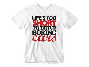 Camiseta Vida Corta Para Coches Aburridos